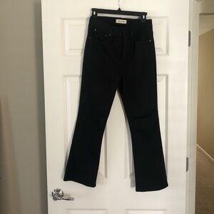 Madewell Cali Demi Boot Jean, Black. Sz 27